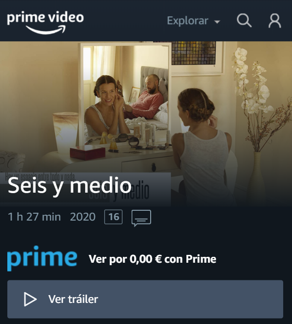 Seis y medio en Amazon Prime y Vimeo