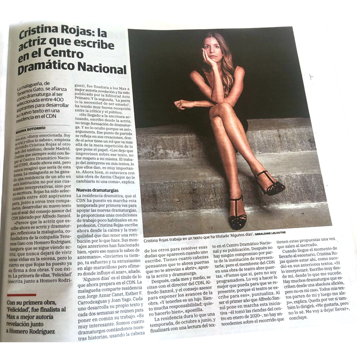 Diario sur Cristina Rojas